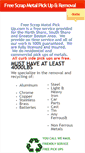 Mobile Screenshot of freescrapmetalpickup.com